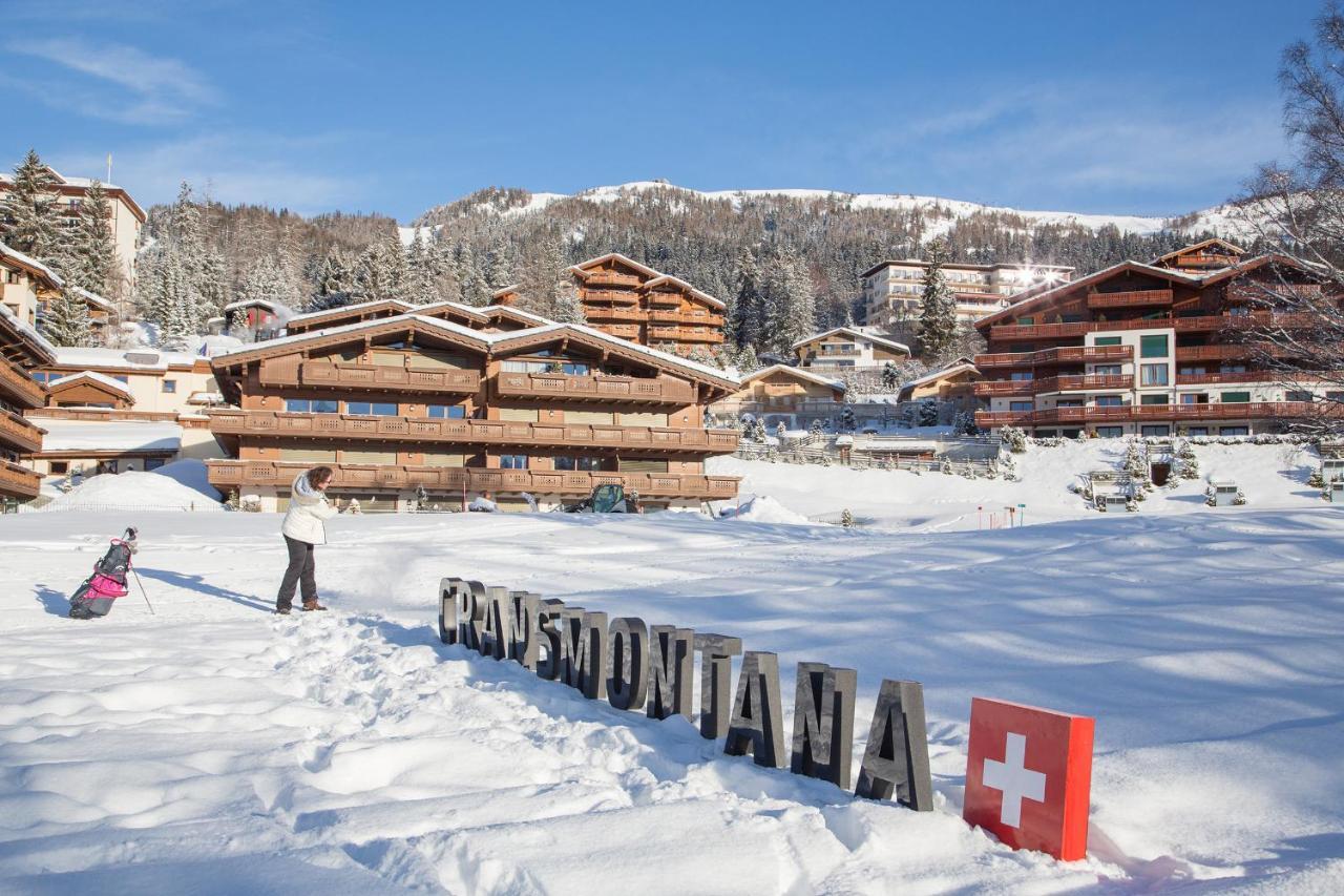 Apartment with Garden Daltons 1 Crans-Montana Exterior foto